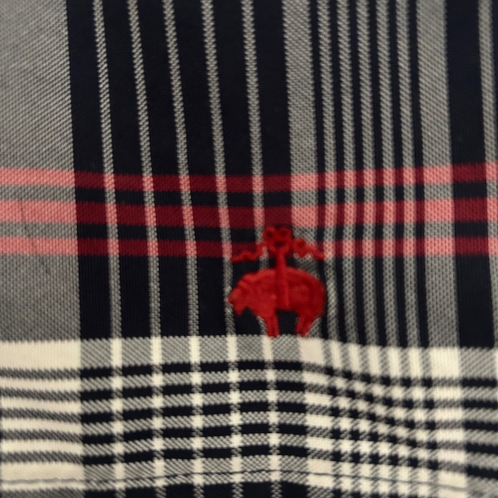 Brooks Brothers Men's Medium Swim Trunks‎ NWOT blue red plaid shorts - Picture 5 of 6